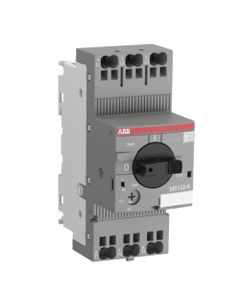 Wyłącznik silnikowy MS132-4.0K, zakres 2.5-4.0A, 1.50kW, Icu 100kA, ster. pokrętłem, zaciski Push-in Spring